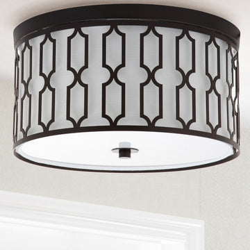 Link Metal LED Flush Mount - JONATHAN Y